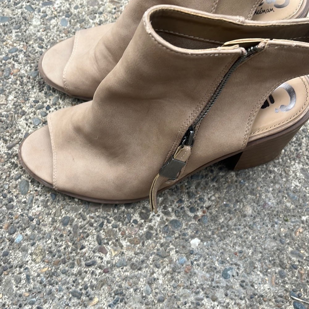 Nude booties